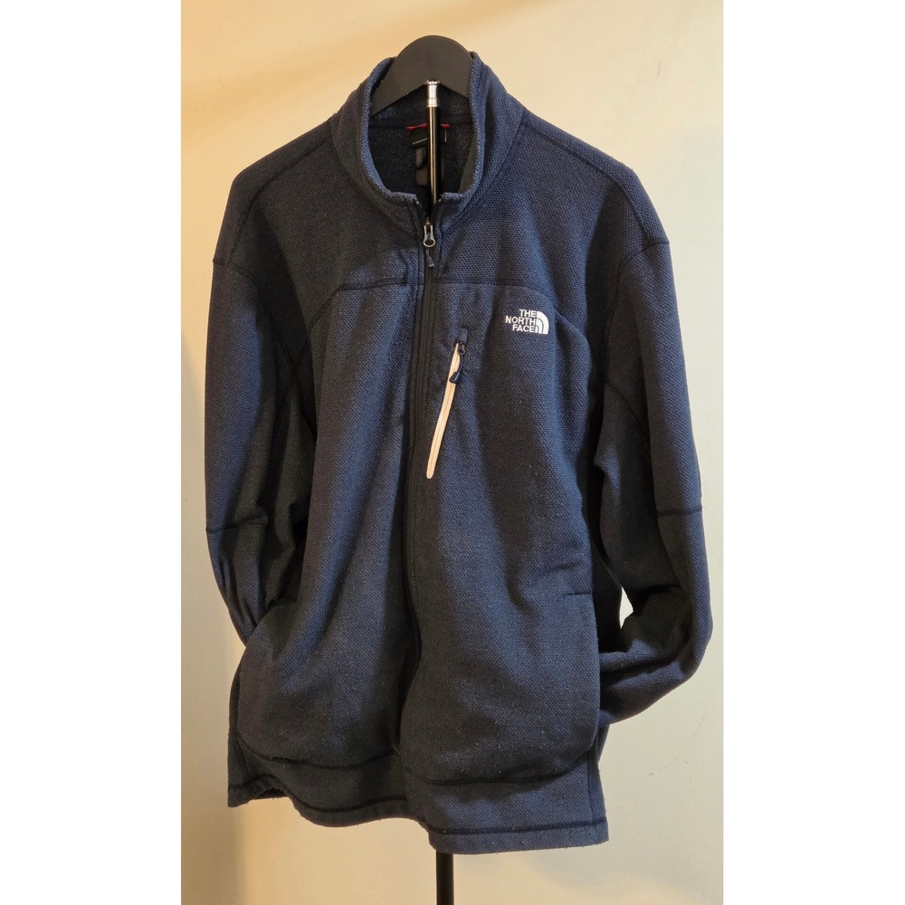 The North Face Fleece Full Zip Jacket Mens Size XXL Blue
